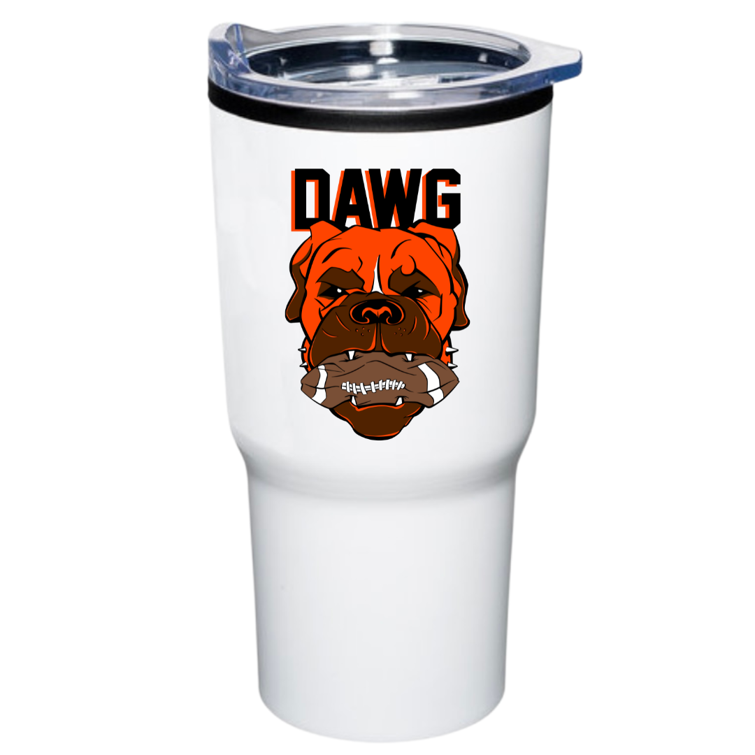 CLE DAWG White Tumbler 20oz.