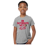 On Saturdays We Go Nuts Tee Toddler