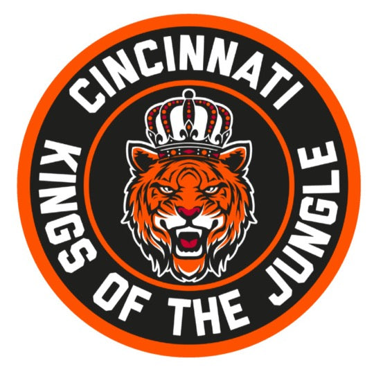 Kings Of The Jungle Sticker 3in