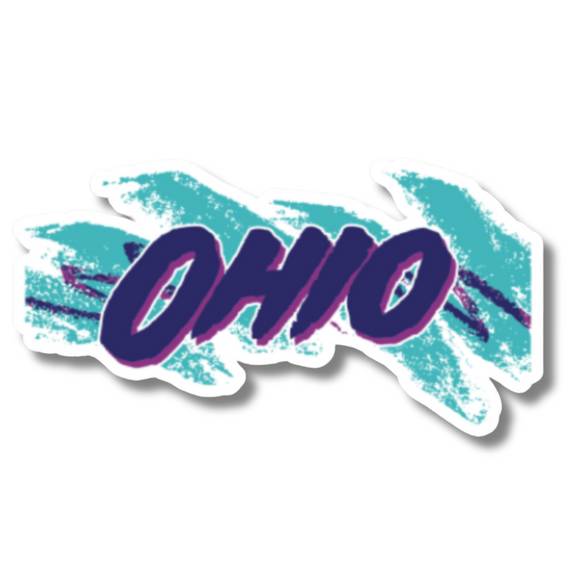 Ohio Nostalgia Sticker 3in