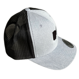 Grey Ohio Trucker Hat