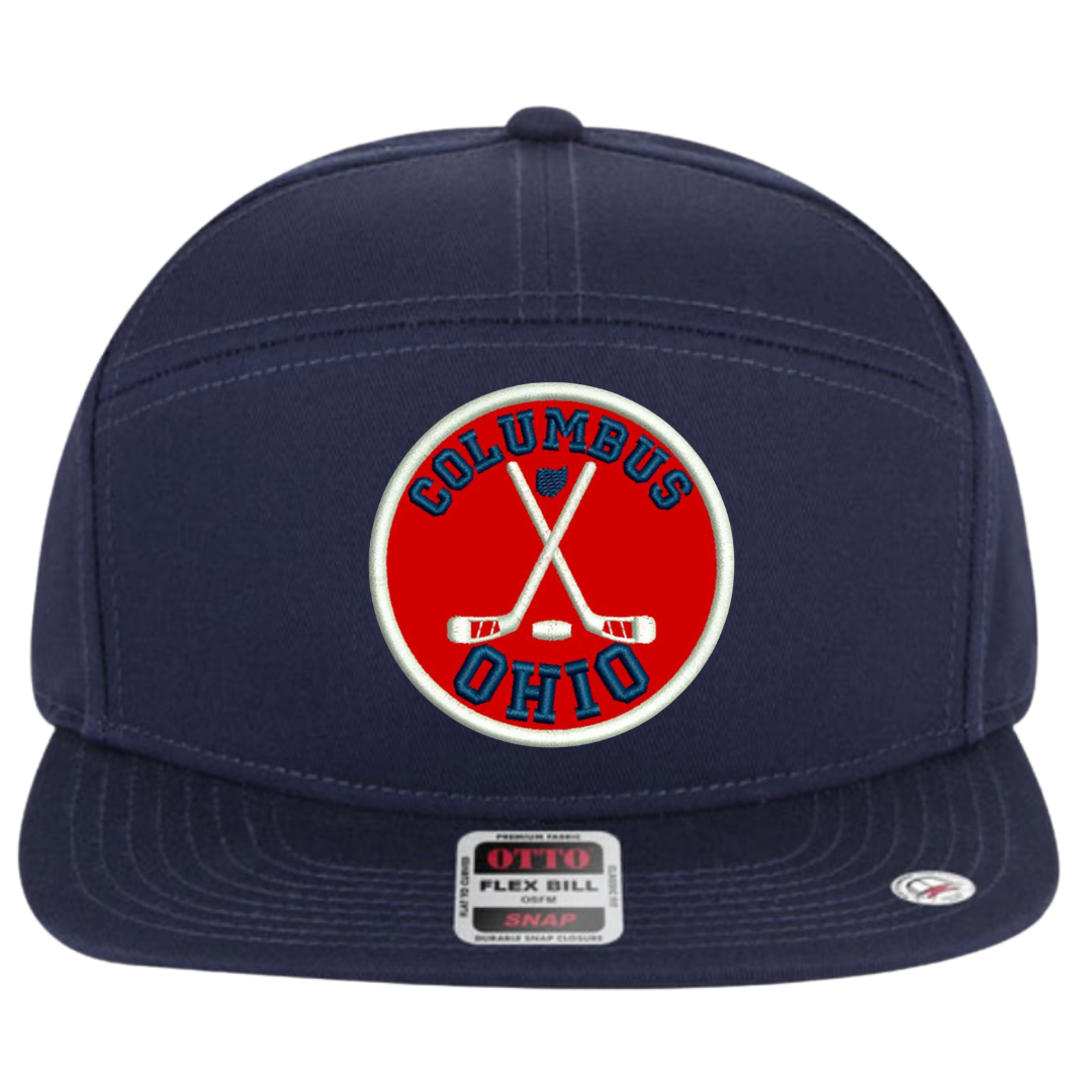 CBUS Hockey Sticks 7 Panel Cap Navy