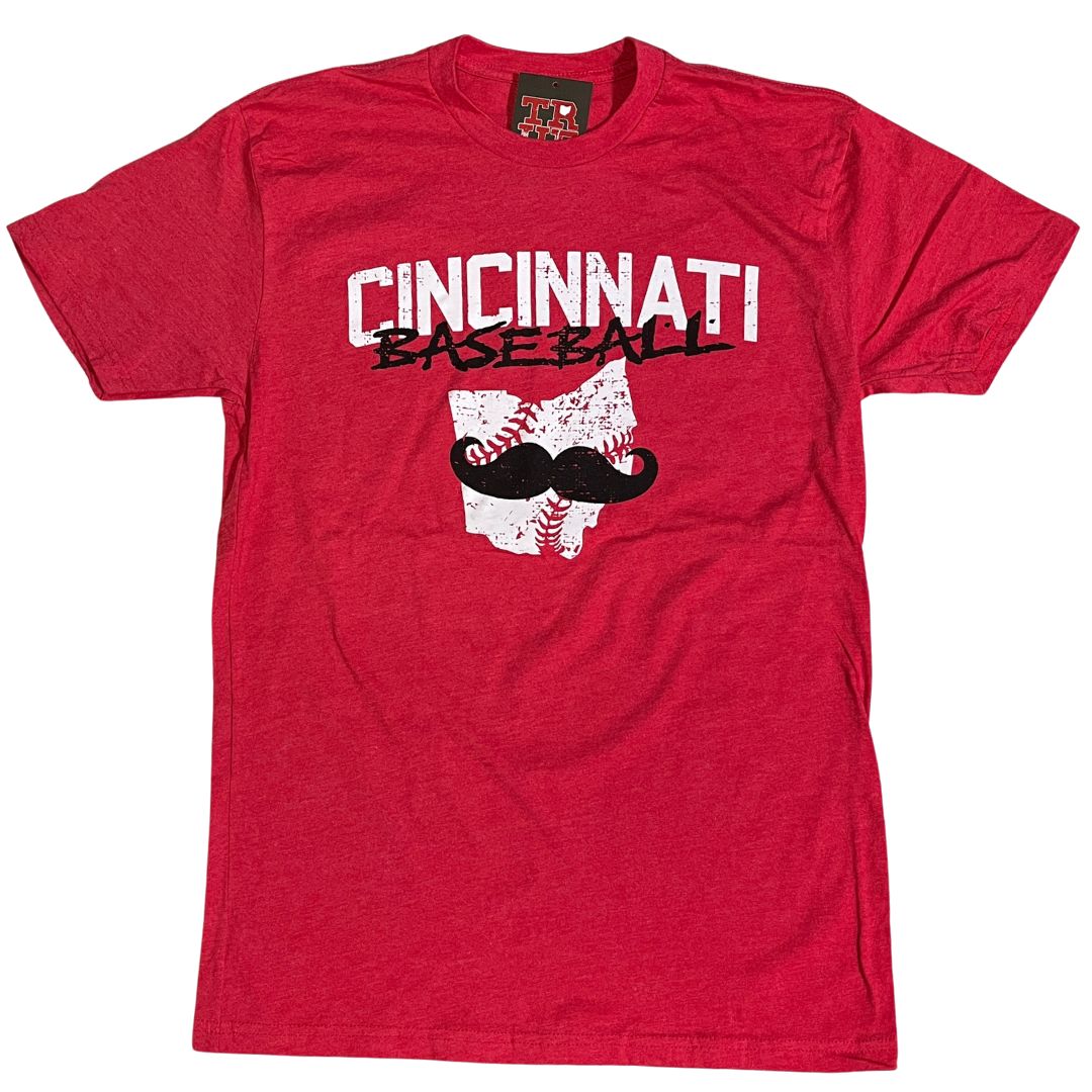 Gritty Cincinnati Baseball Youth Tee