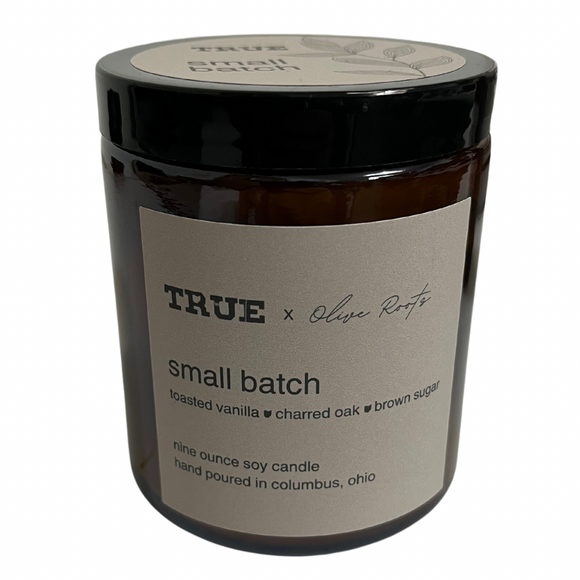 Small Batch Soy Candle 9oz OhioTRUE x Olive Roots Collaboration