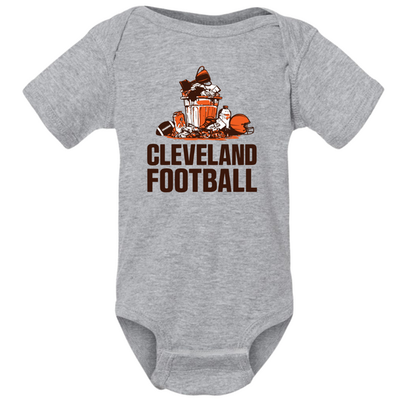 CLE Football Trash Onesie