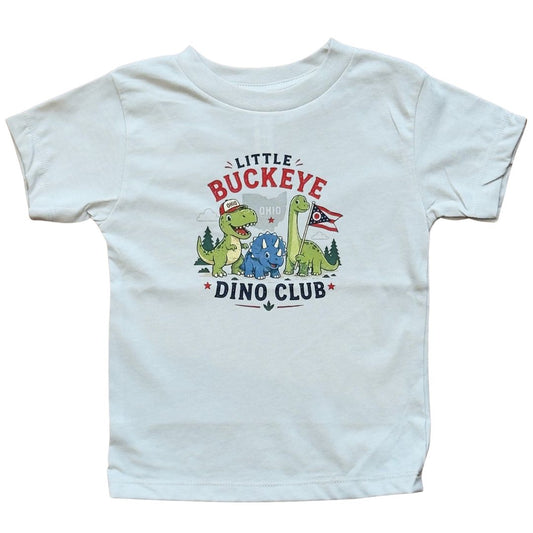 Little Buckeye Dino club Toddler Tee