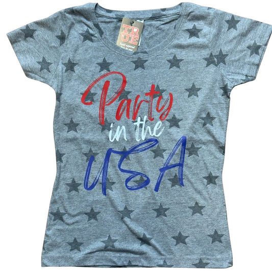 Party In The USA Scoop Neck Tee