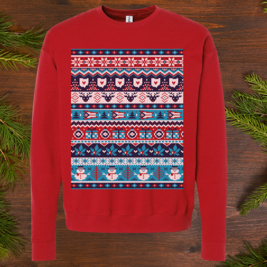 A Very Ohio Christmas Crewneck Sweater