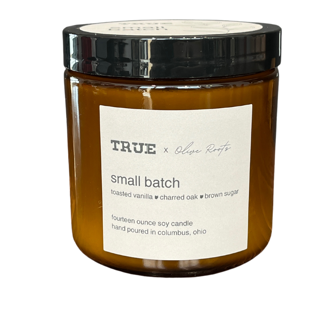 Small Batch Soy Candle 14oz OhioTRUE x Olive Roots Collaboration