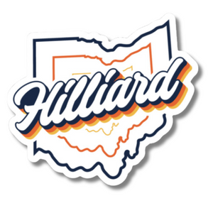 Hilliard Vintage Sticker 3in