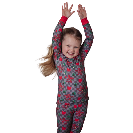On Saturdays We Go Nuts 2 Piece Toddler Pajamas