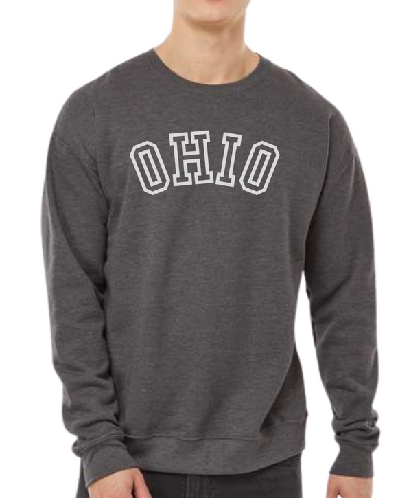 OHIO PUFF Crewneck Sweatshirt Charcoal