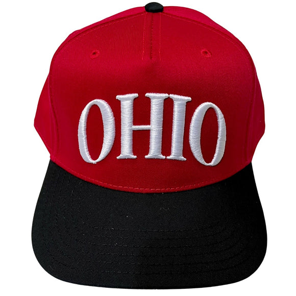 OHIO Baseball Cap Black/Red