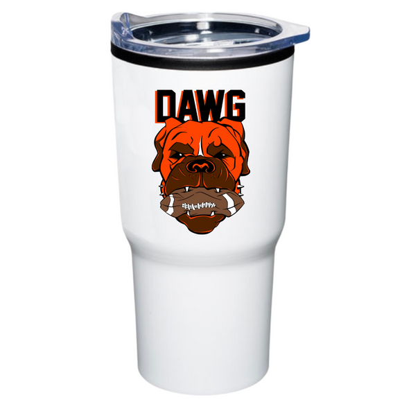 CLE DAWG White Tumbler 20oz.