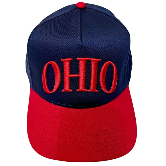 OHIO Baseball Cap Red/Navy