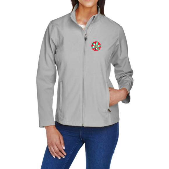 Buckeye Pride Grey Softshell Jacket Ladies