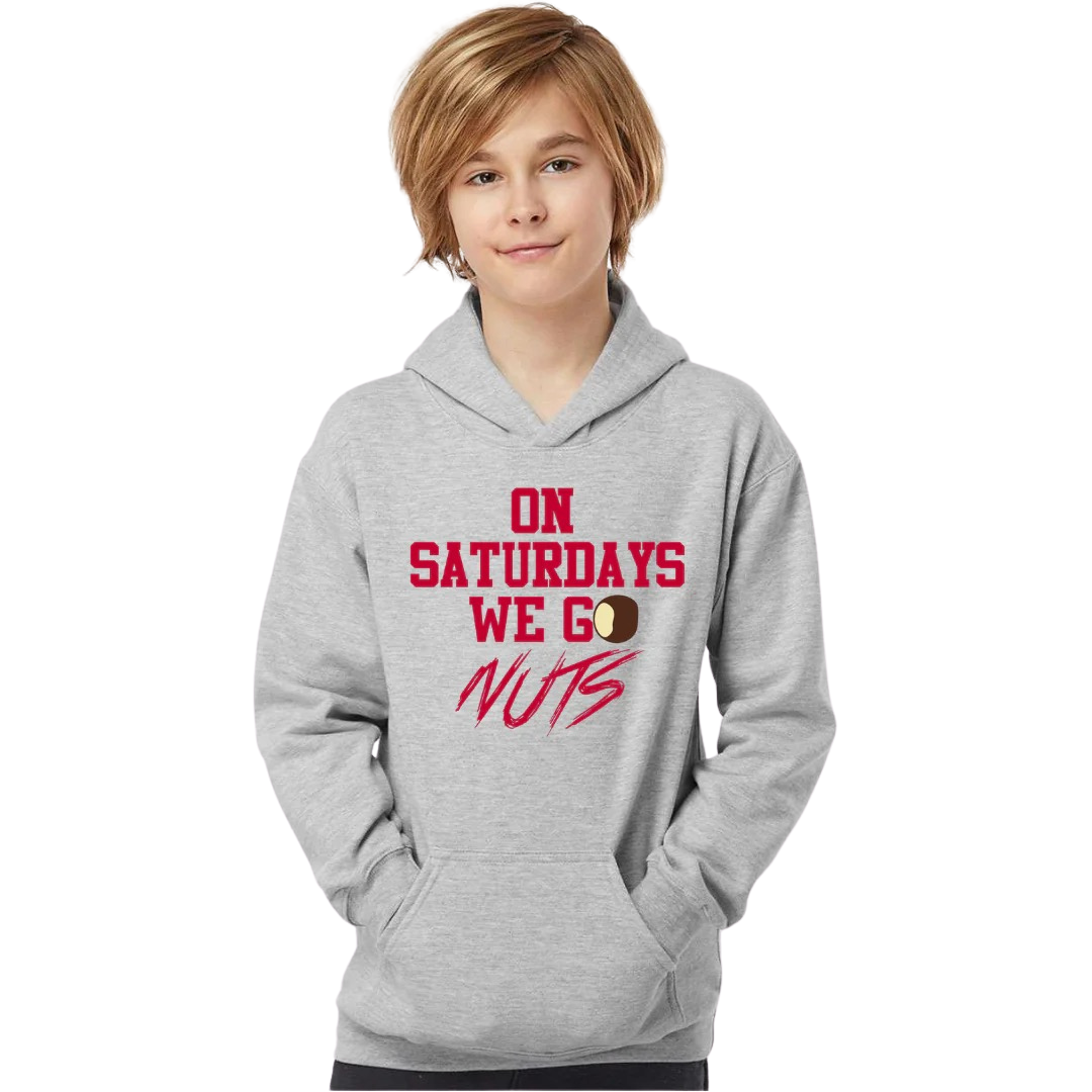 On Saturdays We Go Nuts Youth Hoodie