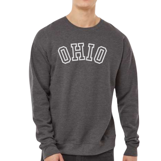 OHIO PUFF Crewneck Sweatshirt Charcoal