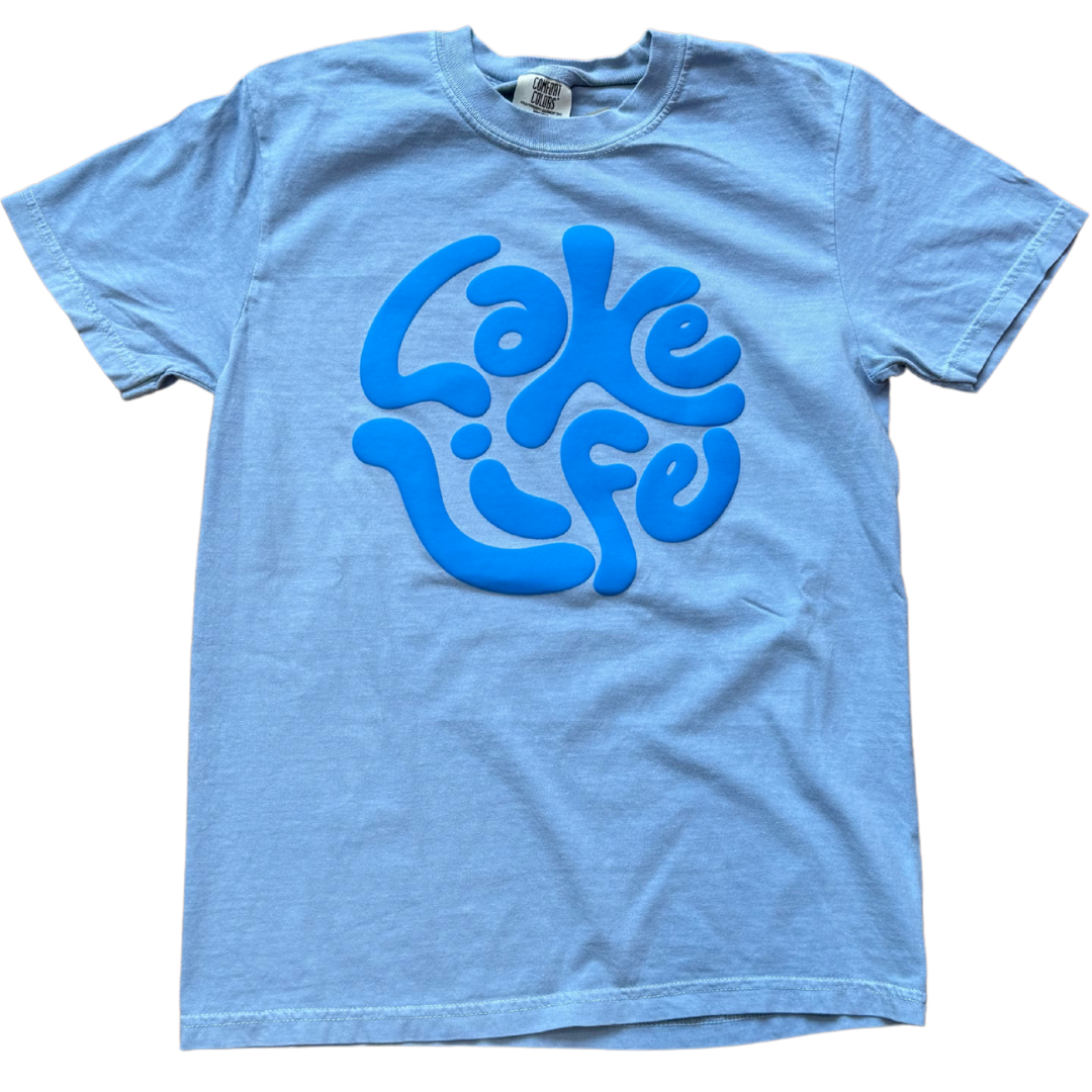 Lake Life Tee - Blush Blue