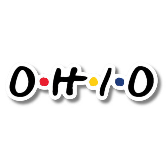 OHIO Dots Sticker 3in