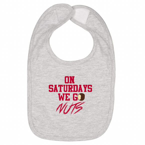 On Saturdays We Go Nuts Bib