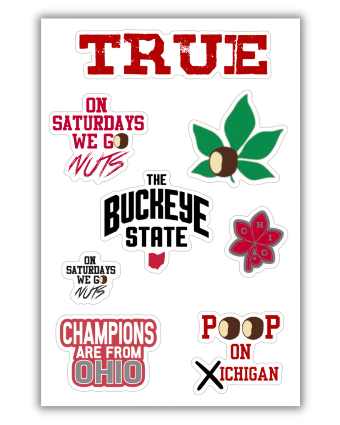 OhioTRUE 4x6 Sticker Sheet