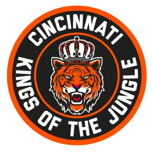 Kings Of The Jungle Sticker 3in