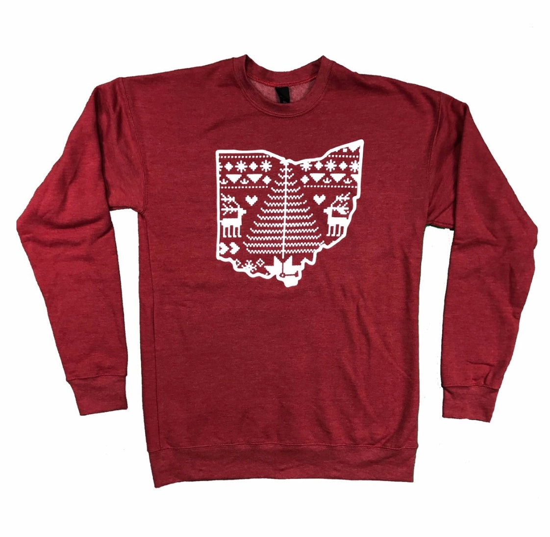 Ohio Ugly Christmas Crewneck Sweater