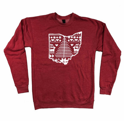 Ohio Ugly Christmas Crewneck Sweater