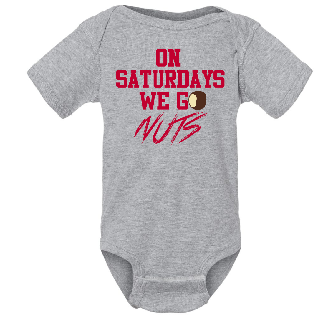 On Saturdays We Go Nuts Onesie
