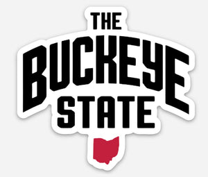 The Buckeye State Sticker 3in