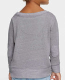 On Saturdays We Go Nuts Tee Toddler French Terry Crewneck Sweater W/Elbow Patch