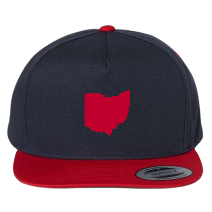 Navy/Red Ohio Flatbill