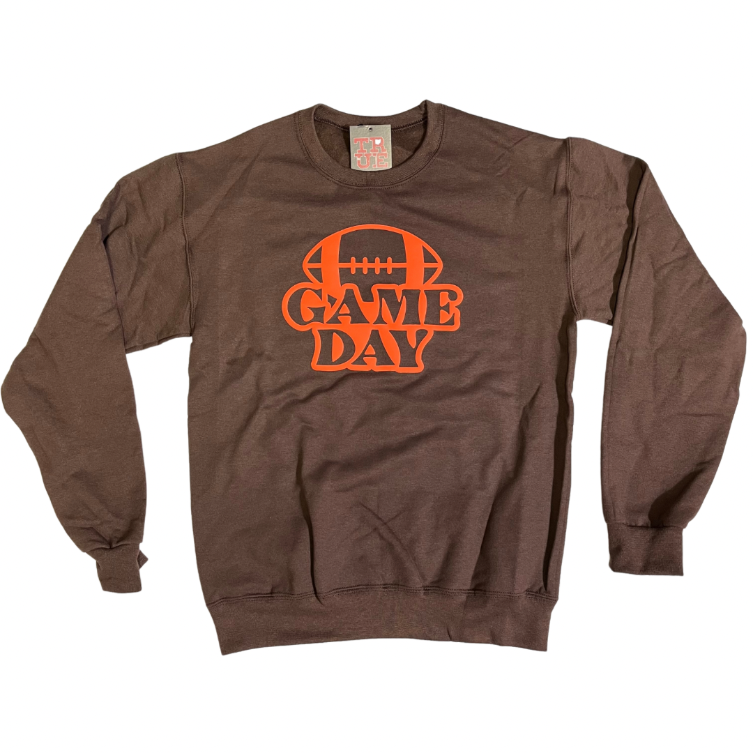Game Day Puff Print Brown
