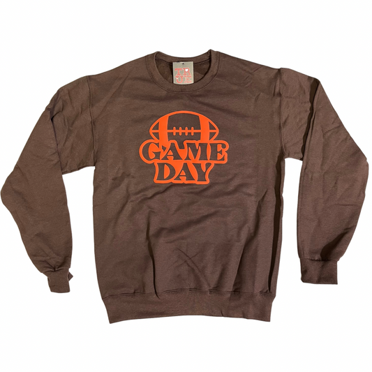 Game Day Puff Print Brown