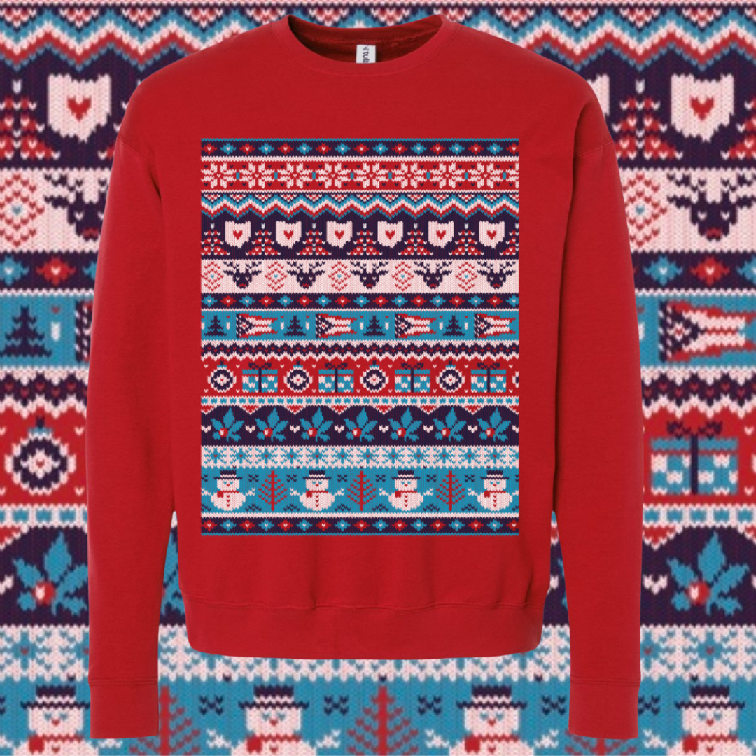 A Very Ohio Christmas Crewneck Sweater