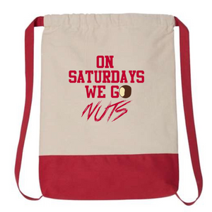 On Saturdays We Go Nuts Backpack