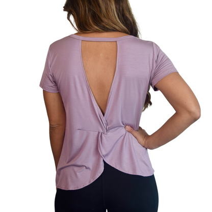 Stay True Twist Back Tee