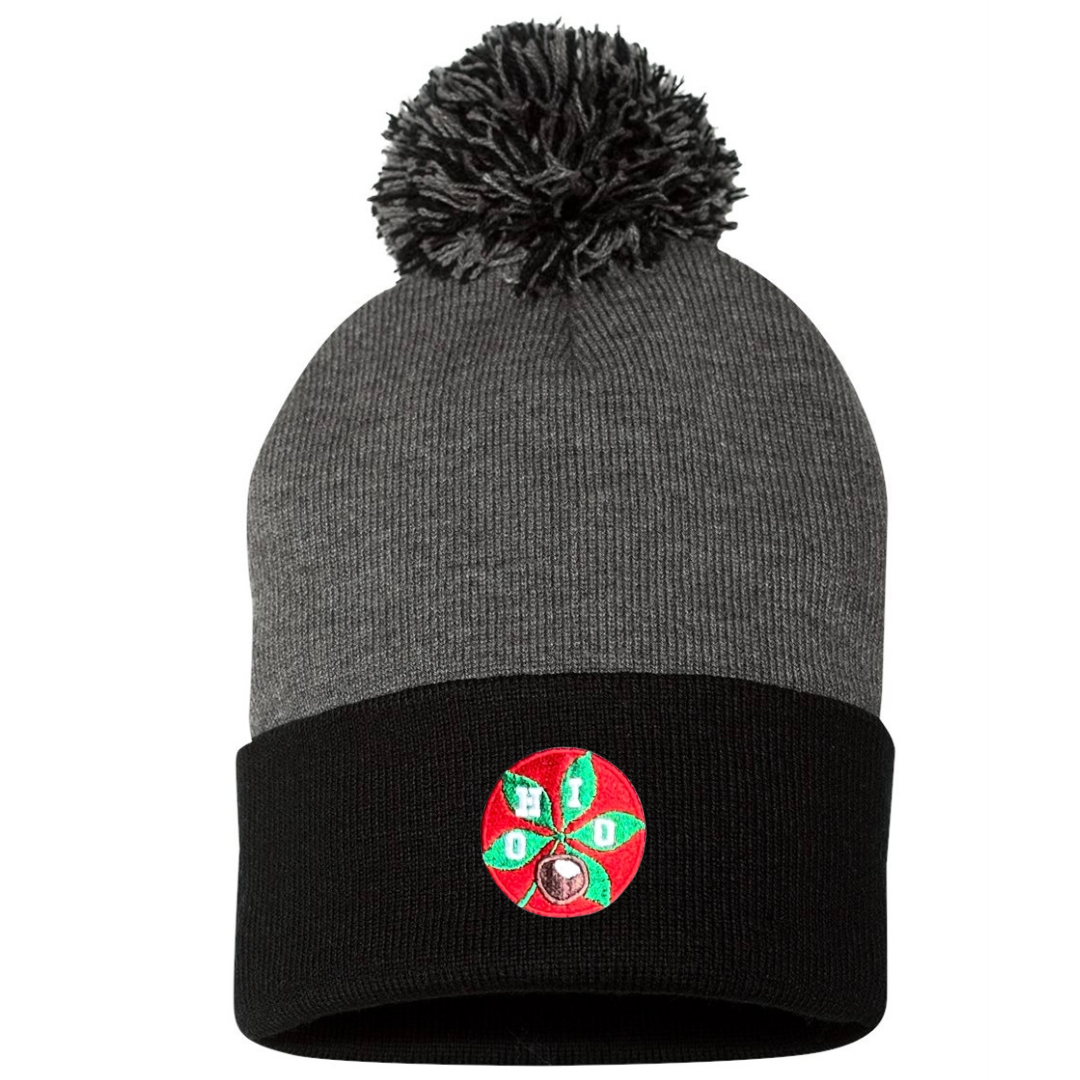 Buckeye Pride POM POM BEANI