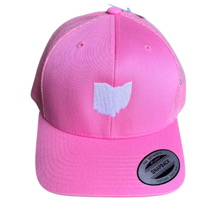 Pink Ohio Trucker Hat