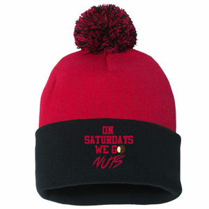 On Saturdays We go Nuts POM-POM Beanie