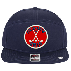 CBUS Hockey Sticks  7 Panel Cap Navy