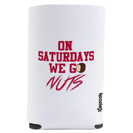 On Saturdays We Go NUTS Koozie