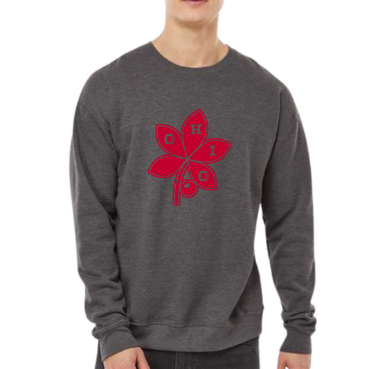 Buckeye Pride Crewneck Sweatshirt Charcoal