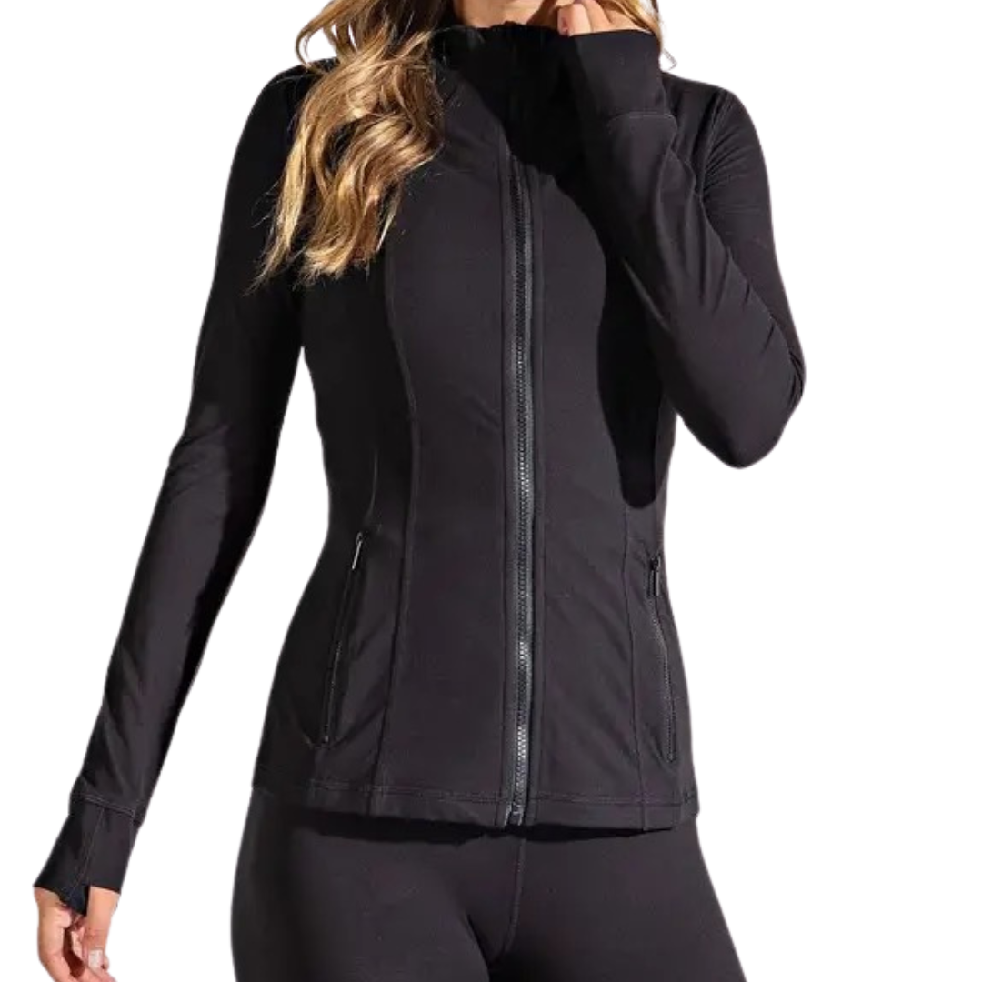 Ladies Buttery Fitted Define Jacket BLACK