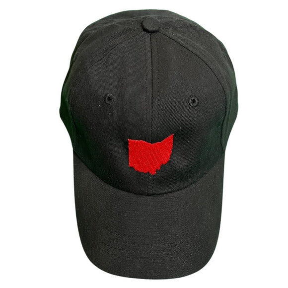 Black Ohio DAD Hat